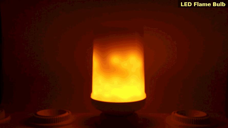 LED Flickering  Flame  Light