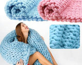 Chunky  Yarn Throw