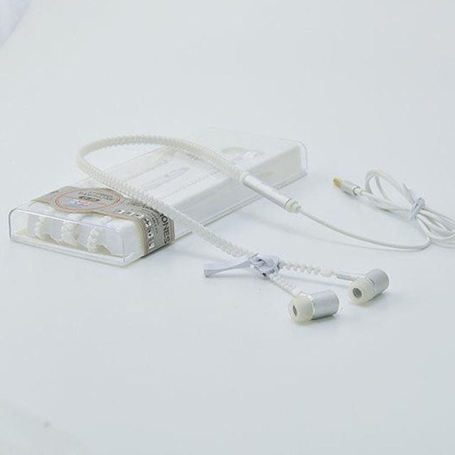 In-Ear Glow In The Dark Zipper Earphone