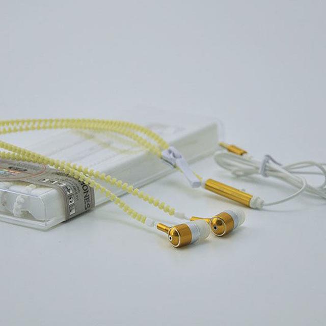 In-Ear Glow In The Dark Zipper Earphone