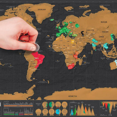 Travel Scratch Map