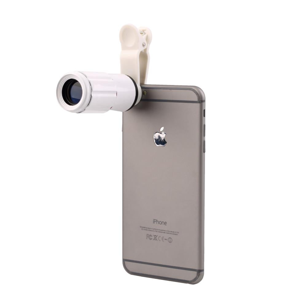 8X18x Zoom Optical Mobile Phone Telephoto Camera Lens Clip