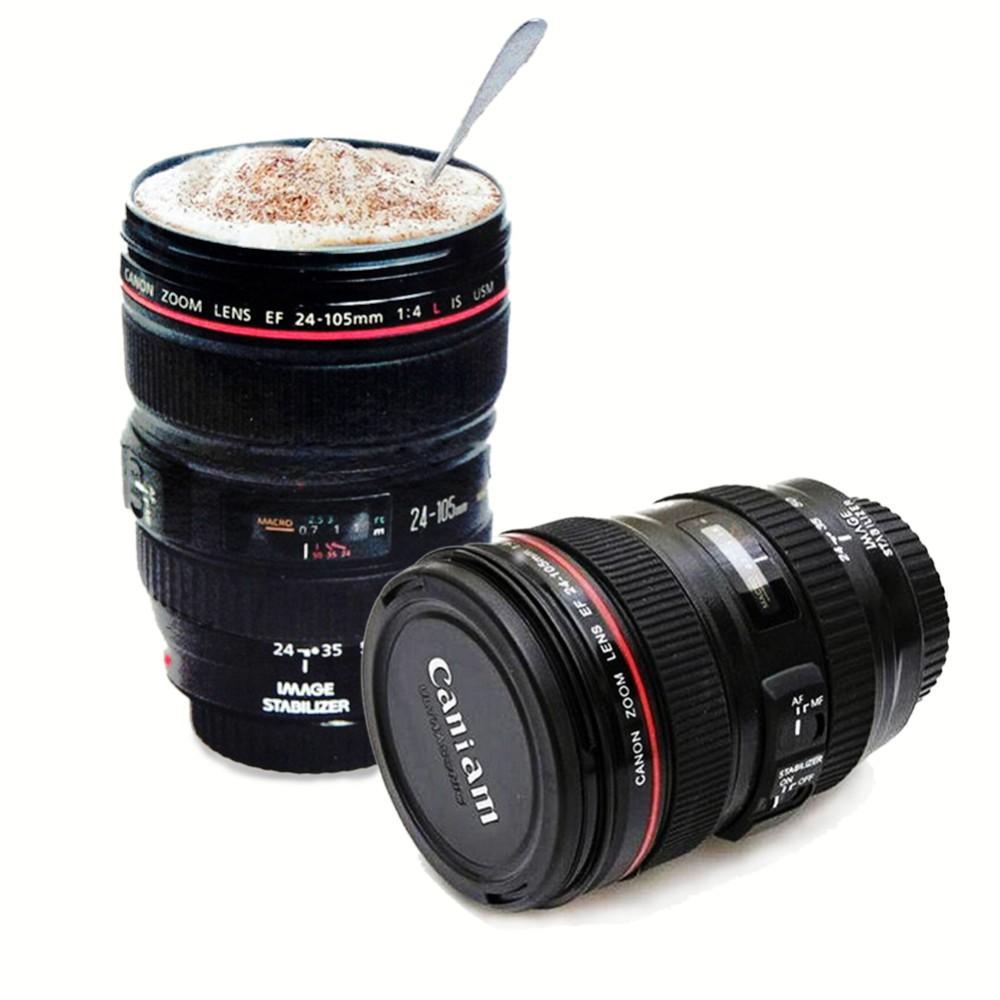 Camera Lens Travel Coffee Mug