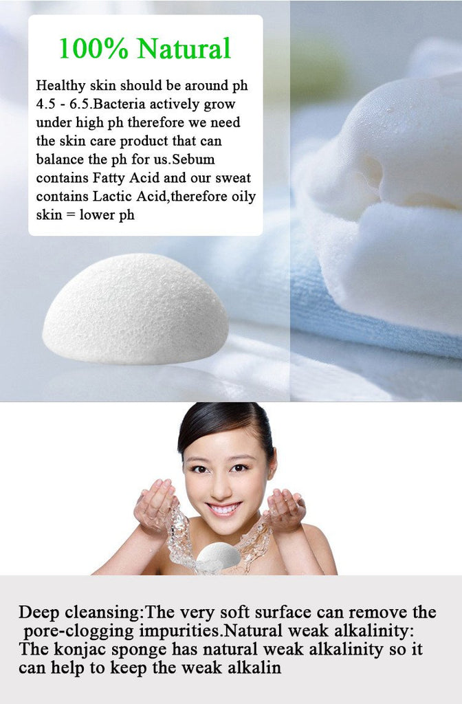 7 pieces of Exfoliating Konjac Sponge