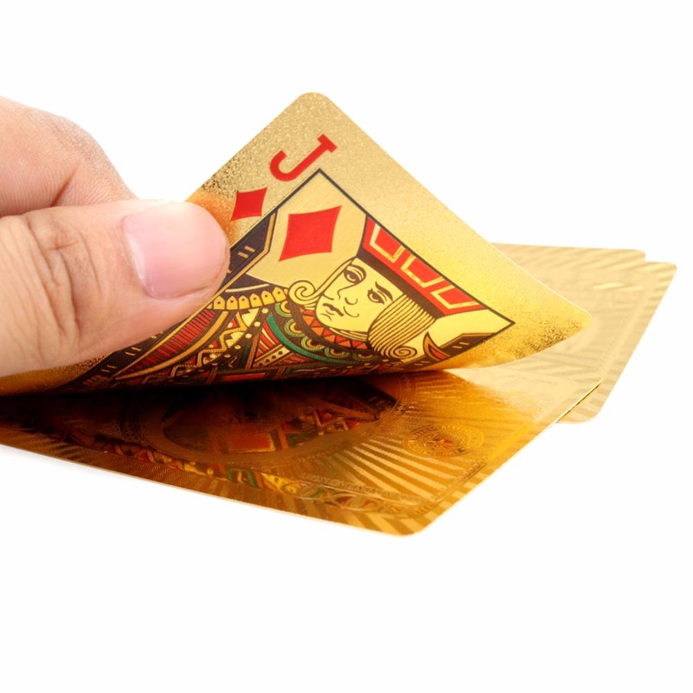 24K Gold Poker cards