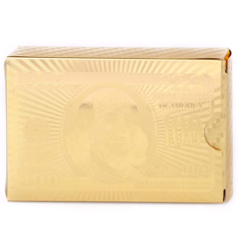 24K Gold Poker cards