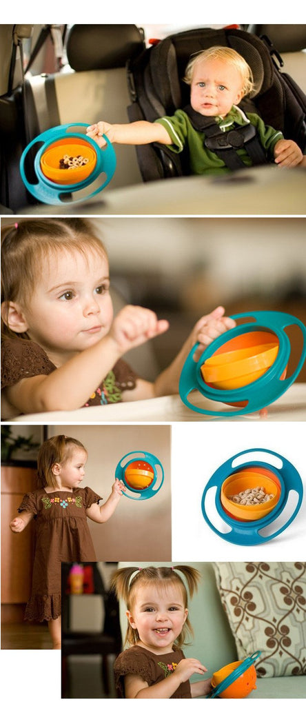 Spill-proof baby bowl