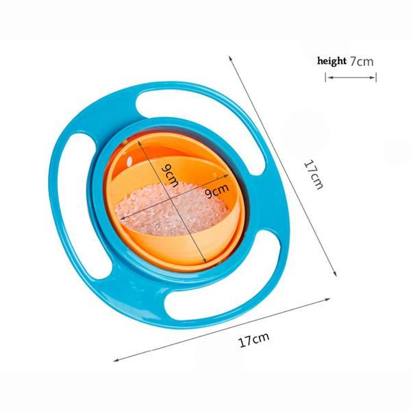 Spill-proof baby bowl