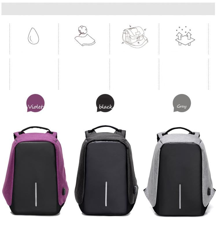 Anti Theft Backpack  with  USB Charger