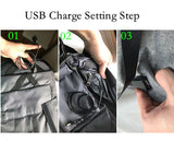 Anti Theft Backpack  with  USB Charger