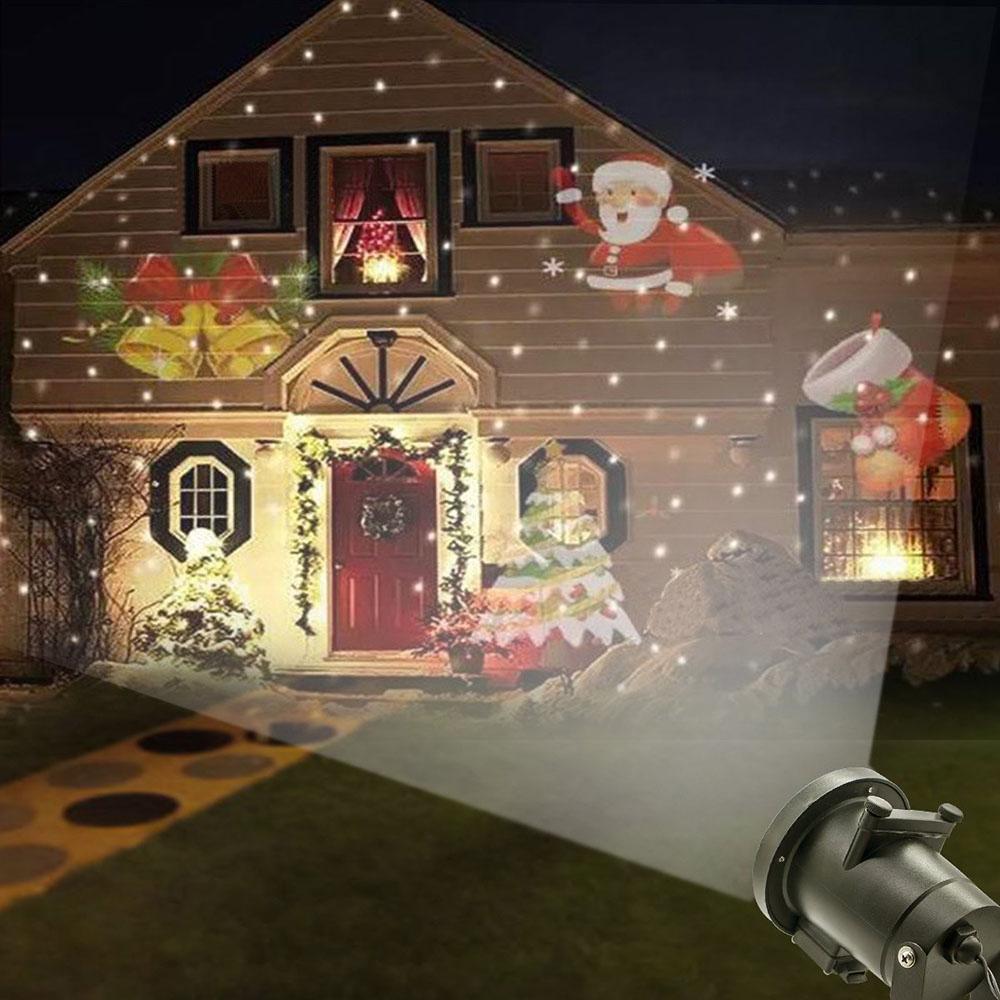 12 Patterns Christmas Laser Projector