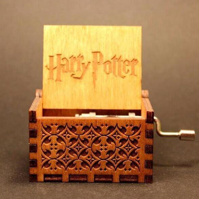 Harry Potter Themed Hand Engraved Wooden Music Box