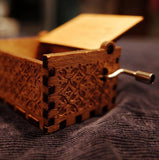 Harry Potter Themed Hand Engraved Wooden Music Box