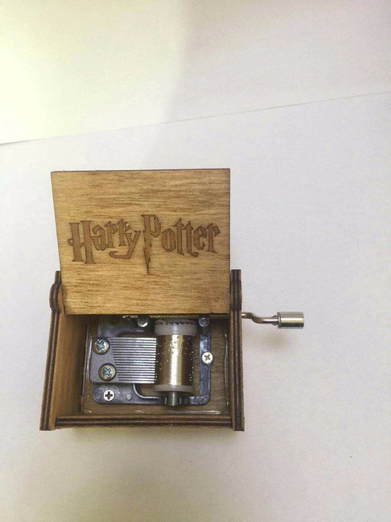 Harry Potter Themed Hand Engraved Wooden Music Box