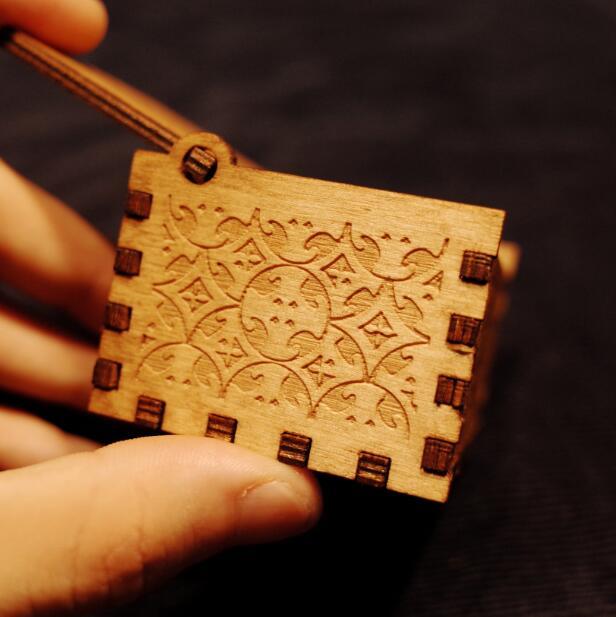 Harry Potter Themed Hand Engraved Wooden Music Box