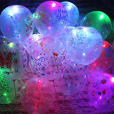 10 Pcs of LED Light Up Balloons